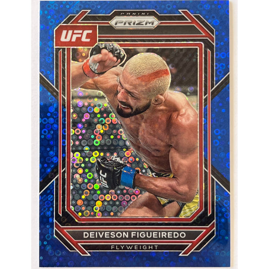 2023 Prizm Deiveson Figueiredo Blue Disco Prizm /25 | Local Legends Cards & Collectibles
