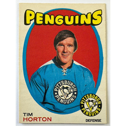 1971-72 O-Pee-Chee Tim Horton #186 | Local Legends Cards & Collectibles