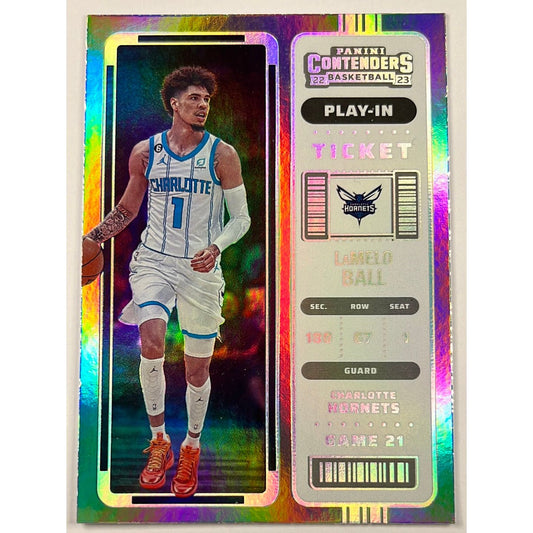 2022-23 Contenders Lamelo Ball Play-in Holo Ticket SSP | Local Legends Cards & Collectibles