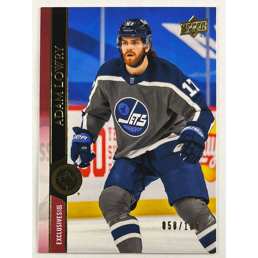 2020-21 Extended Series Adam Lowry UD Exclusives 50/100 | Local Legends Cards & Collectibles