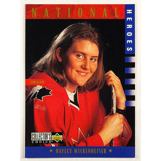 1997-98 Collectors Choice Haley Wickenheiser RC | Local Legends Cards & Collectibles
