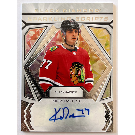 2020-21 Black Diamond Kirby Dach Sparkling Scripts | Local Legends Cards & Collectibles