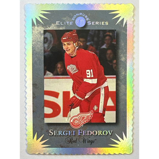 1994-95 Donruss Elite Series Sergei Fedorov 09976/10,000