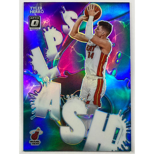 2020-21 Optic Tyler Herro SPLASH! Purple Holo Prizm | Local Legends Cards & Collectibles