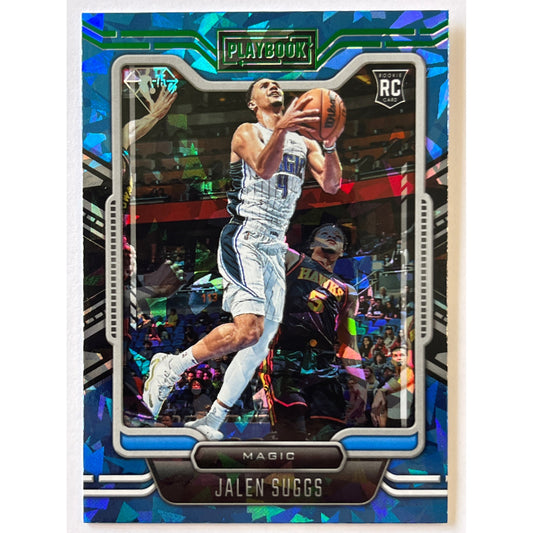 2021-22 Chronicles Playbook Jalen Suggs Blue Cracked Ice RC 75th Anniversary Edition | Local Legends Cards & Collectibles