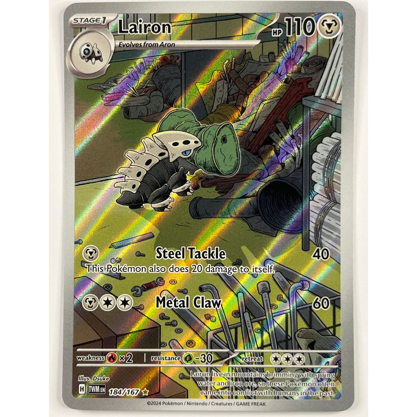 Lairon Holo Illustration Rare 184/167