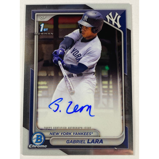 2023-24 Topps Bowman 1st Chrome Gabriel Lara Auto | Local Legends Cards & Collectibles