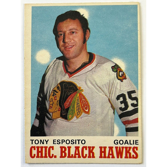 1970-71 O-Pee-Chee Tony Esposito #153 | Local Legends Cards & Collectibles