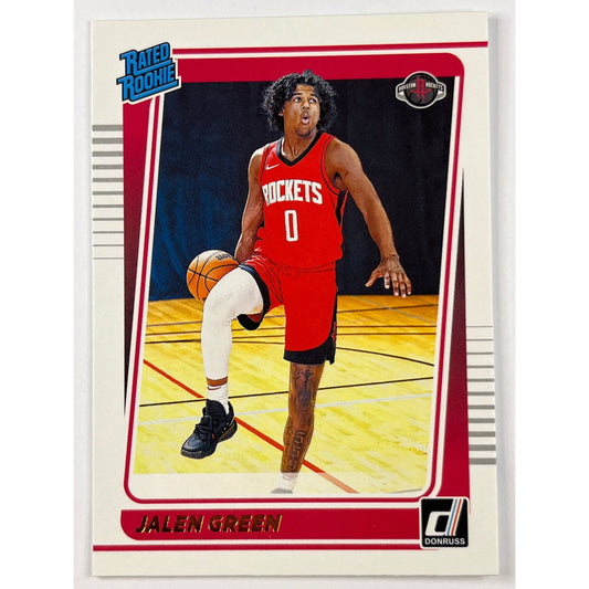 2021-22 Donruss Jalen Green Rated Rookie | Local Legends Cards & Collectibles