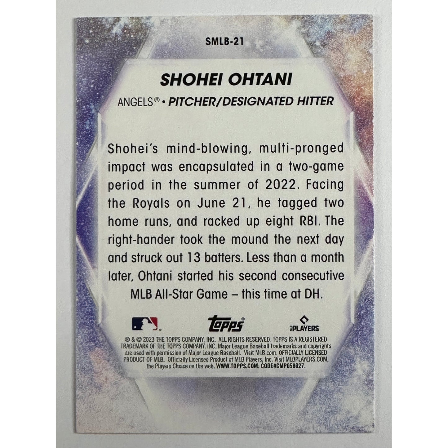 2023 Topps Shohei Ohtani Stars Of MLB