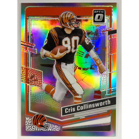 2023 Donruss Optic Chris Collinsworth Silver Holo | Local Legends Cards & Collectibles