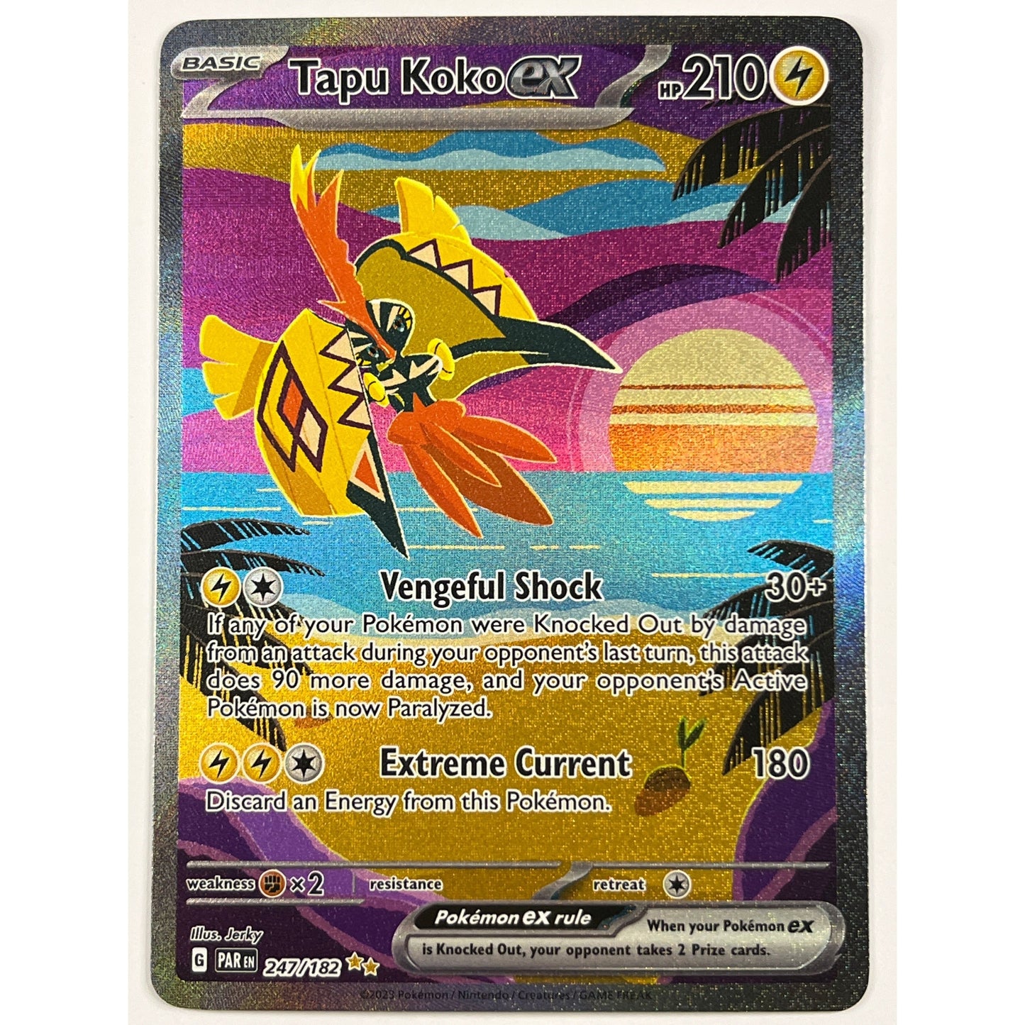 Tapu Koko EX Holo Special Illustration Rare 247/182