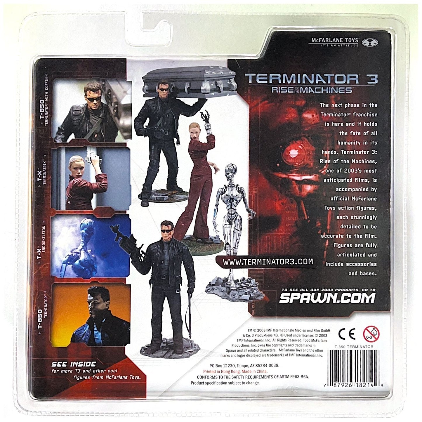 2003 Spawn Terminator 3 Rise of the Machines Terminator T-850 Figure
