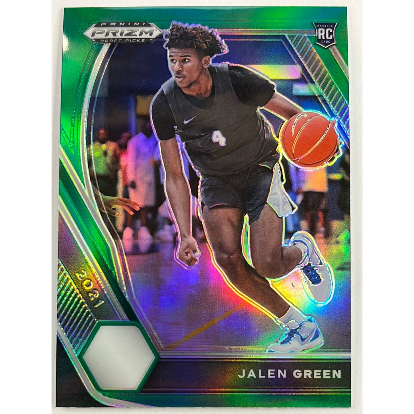 2021 Prizm DP Jalen Green Green Holo Prizm RC | Local Legends Cards & Collectibles