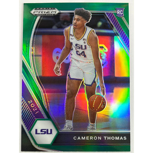 2021 Prizm DP Cameron Thomas Green Holo Prizm RC | Local Legends Cards & Collectibles