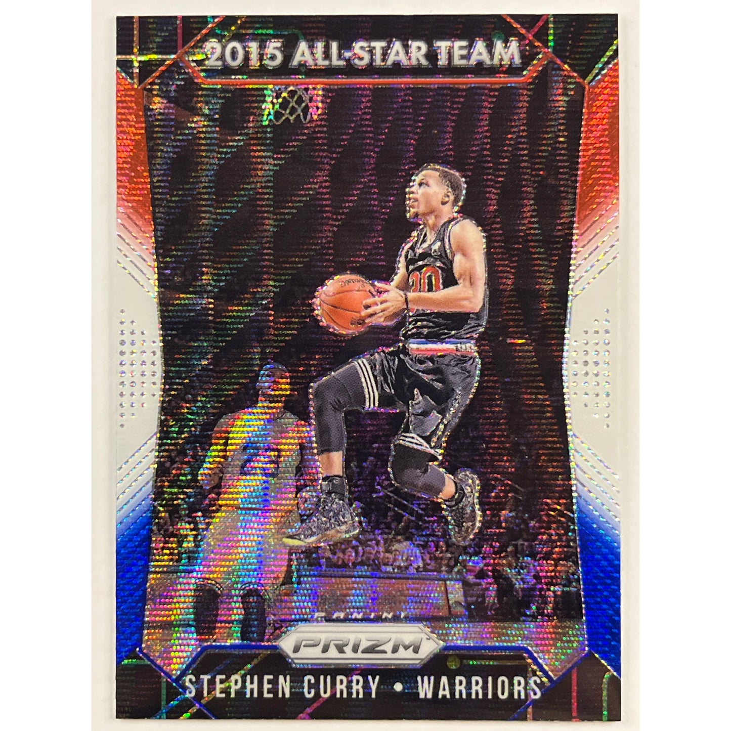 2015-16 Panini Prizm Stephen Curry 2015 All-Star Team Red White Blue Prizm