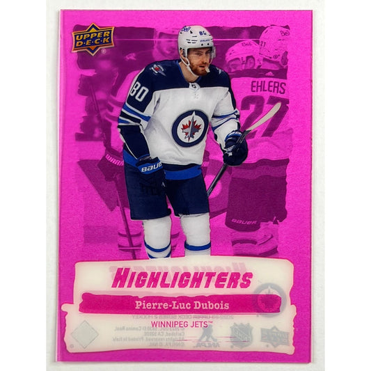 2022-23 Series 2 Pierre-Luc Dubois Pink Highlighters | Local Legends Cards & Collectibles