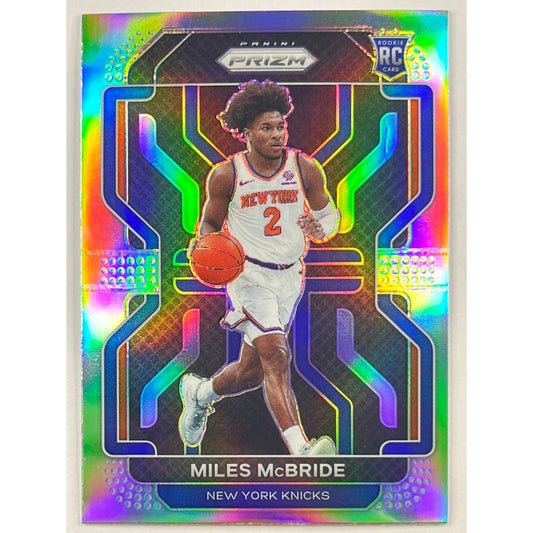 2021-22 Prizm Miles McBride Silver Holo Prizm RC | Local Legends Cards & Collectibles
