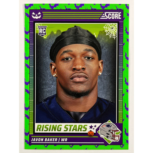 2024 Score-A-Treat Javon Baker Rising Stars Green Bats RC | Local Legends Cards & Collectibles