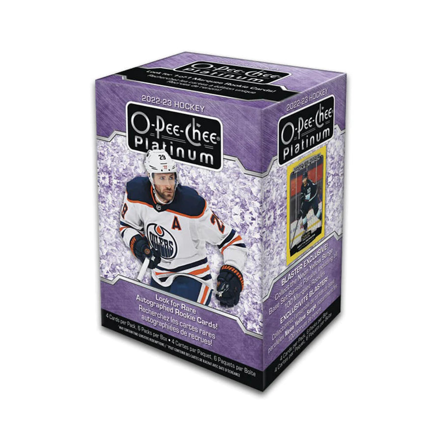 2022-23 Upper Deck O-Pee-Chee Platinum NHL Blaster Box | Local Legends Cards & Collectibles