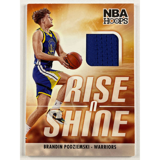 2023-24 Hoops Brandin Podziemski Rise N Shine | Local Legends Cards & Collectibles