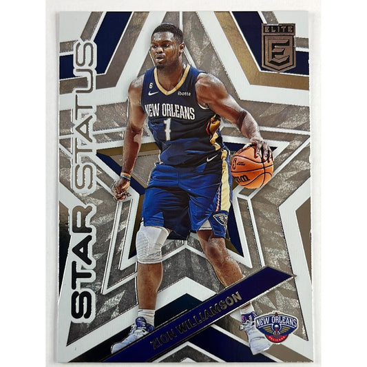 2022-23 Donruss Elite Zion Williamson Star Status | Local Legends Cards & Collectibles