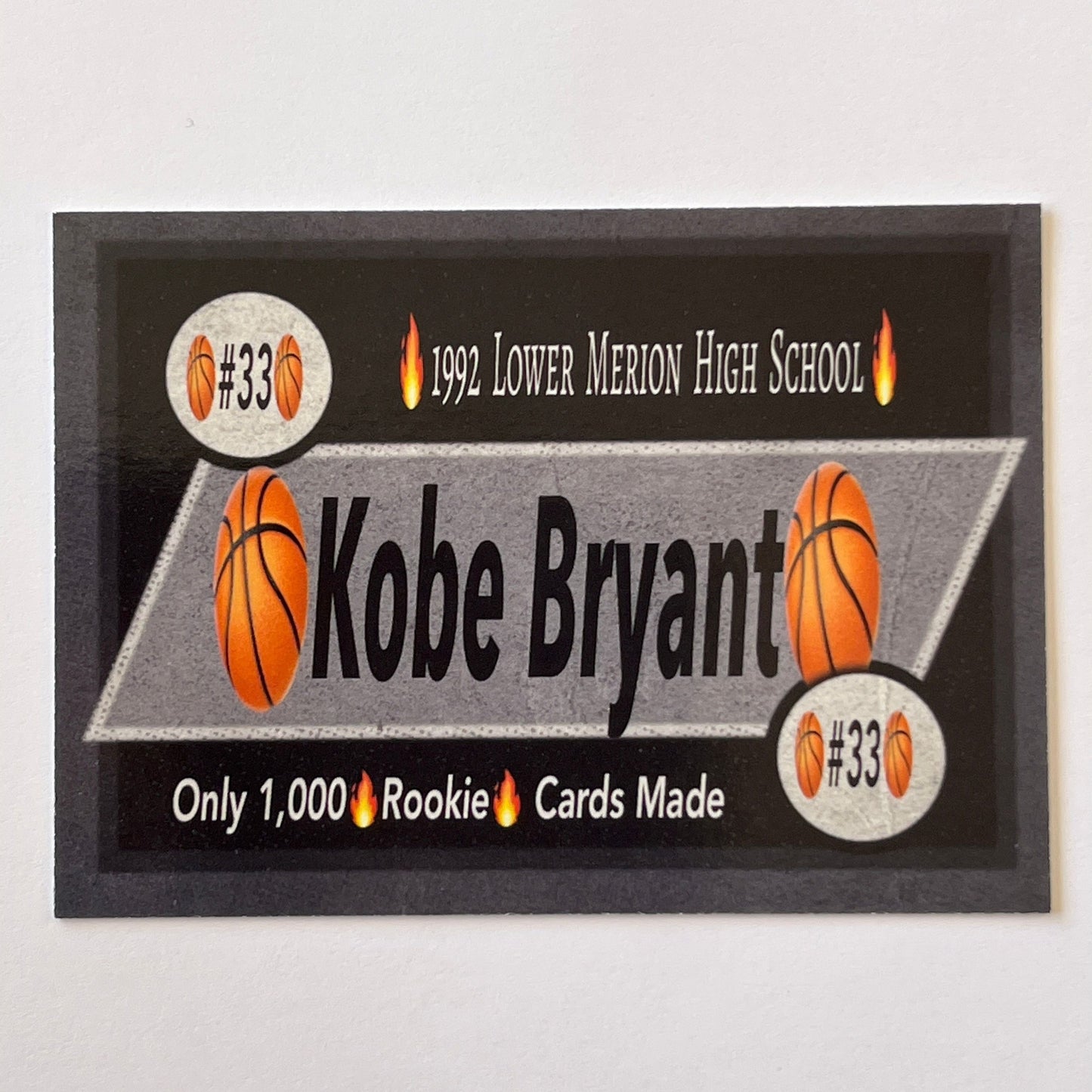 1992 Lower Merion High School Kobe Bryant #33 /1000 | Local Legends Cards & Collectibles