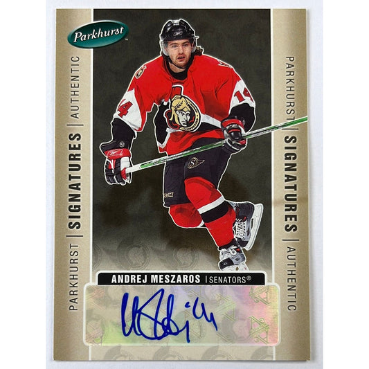 2005-06 Parkhurst Andrej Meszaros Parkhurst Authentic Signatures | Local Legends Cards & Collectibles