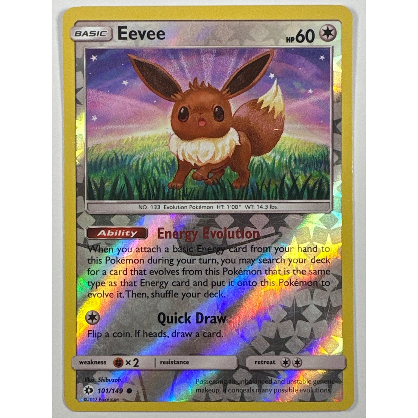 Eevee Reverse Holo Common 101/149