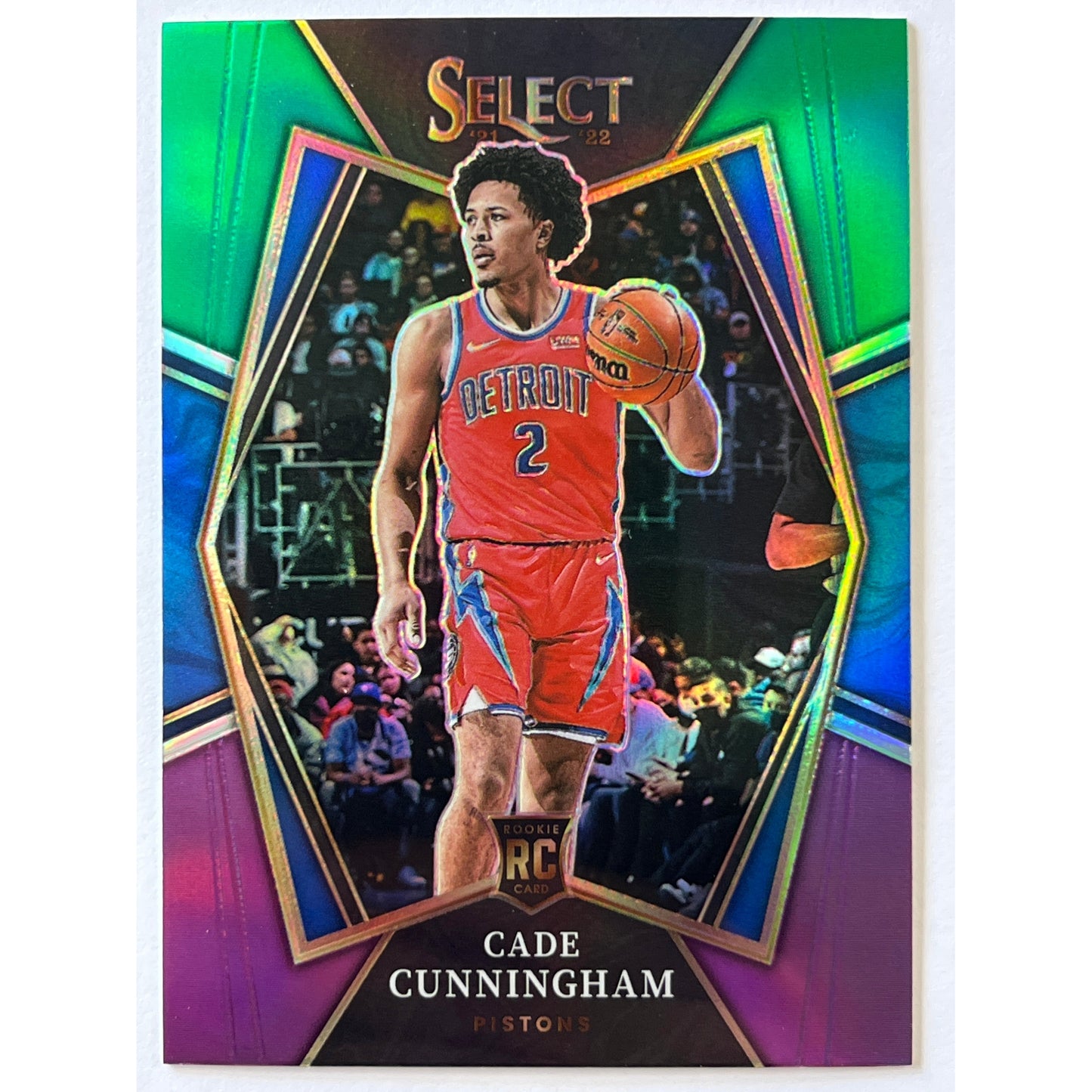 2021-22 Select Cade Cunningham Premier Level Green Blue Purple Prizm RC | Local Legends Cards & Collectibles