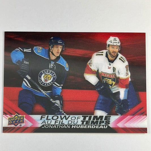 2022-23 Tim Hortons Jonathan Huberdeau Flow of Time 3D Lenticular | Local Legends Cards & Collectibles
