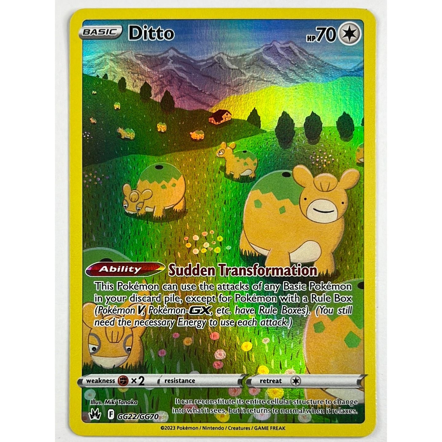 Ditto Full Art GG22/GG70