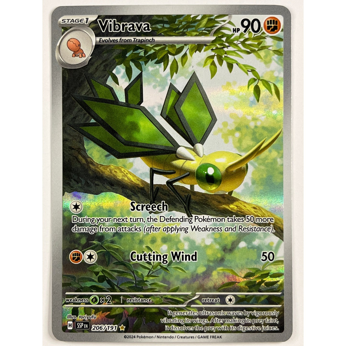 Vibrava Holo Illustration Rare 206/191