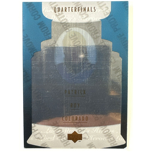 1996-97 Upper Deck Patrick Roy Stanley Cup Quarterfinals Acetate /5000