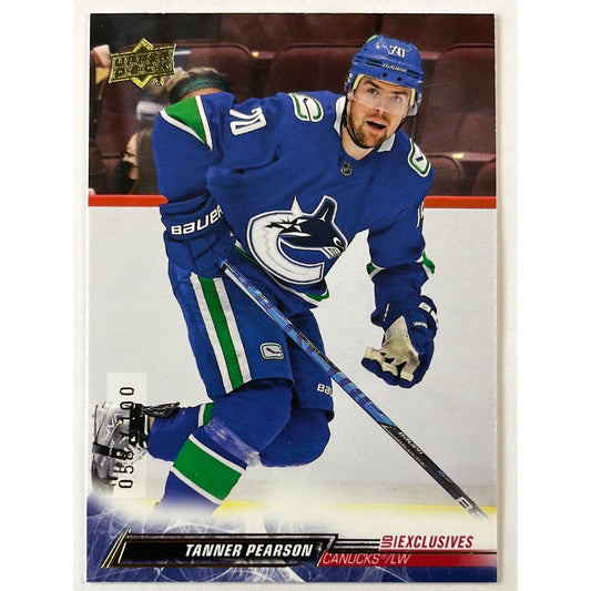 2022-23 Series 1 Tanner Pearson UD Exclusives 58/100 | Local Legends Cards & Collectibles