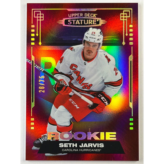 2021-22 Stature Seth Jarvis Rookie /75 | Local Legends Cards & Collectibles