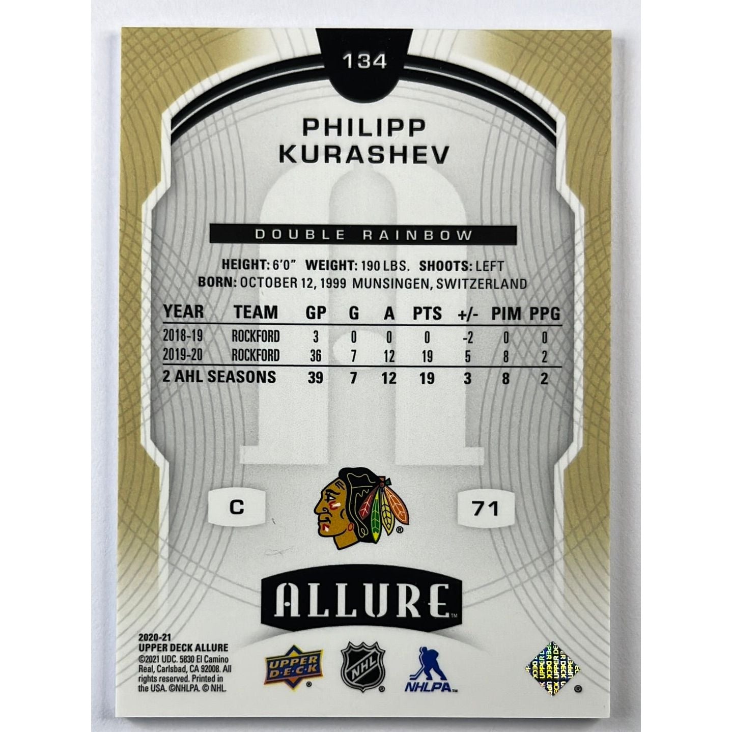 2020-21 Allure Phillip Kurashev Double Rainbow | Local Legends Cards & Collectibles