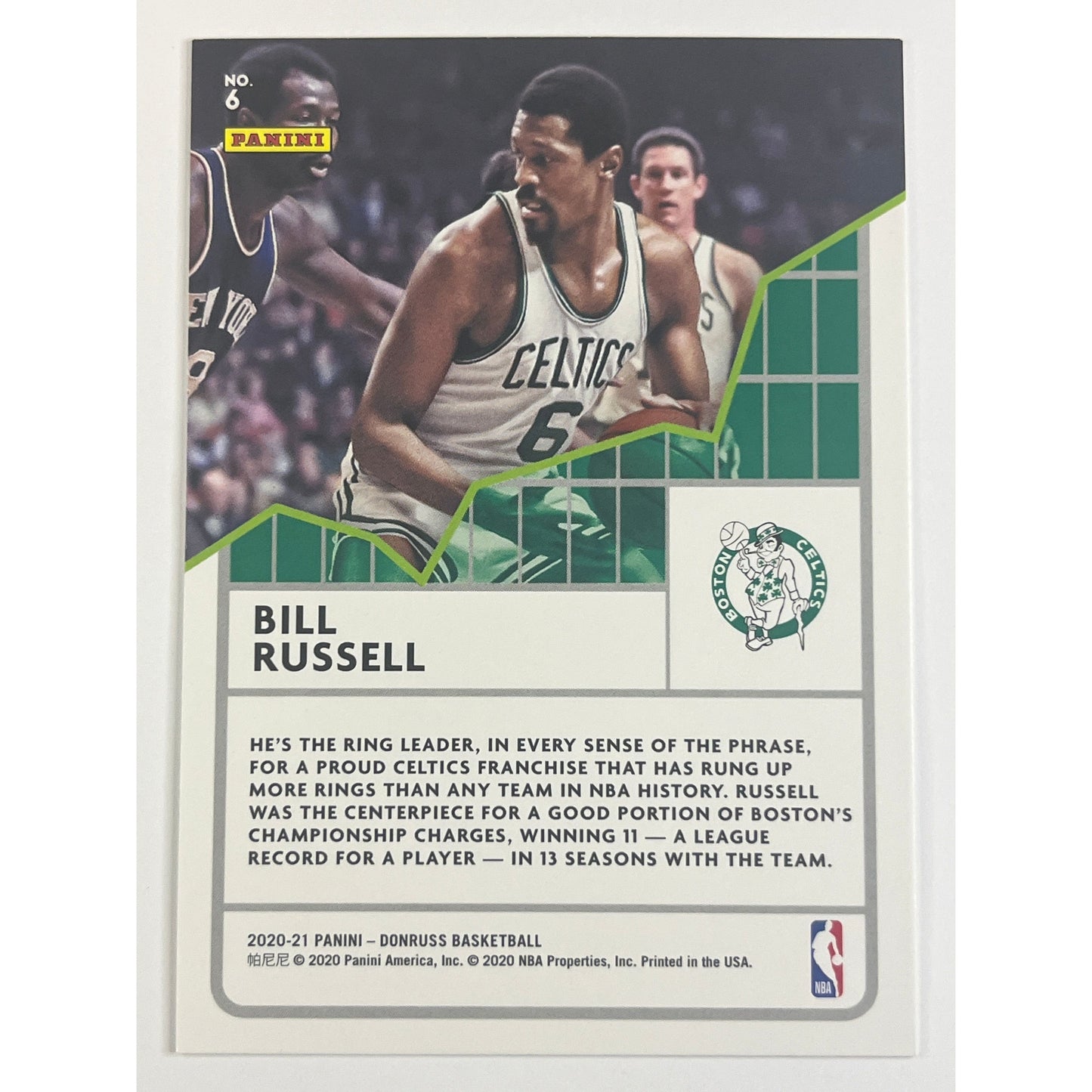 2020-21 Panini-Donruss Bill Russell League Leaders | Local Legends Cards & Collectibles
