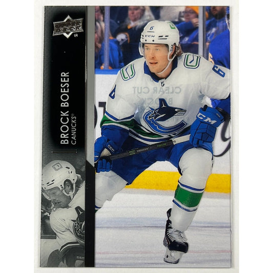2021-22 Series 2 Brock Boeser Clear Cut | Local Legends Cards & Collectibles