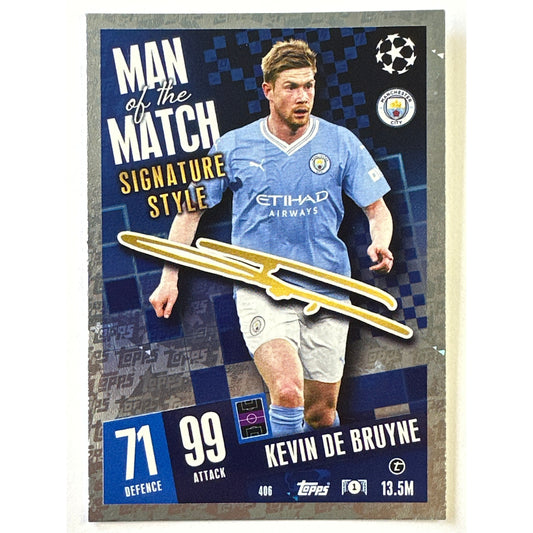 2022-23 Topps Match Attax Kevin De Bruyne Signature Style