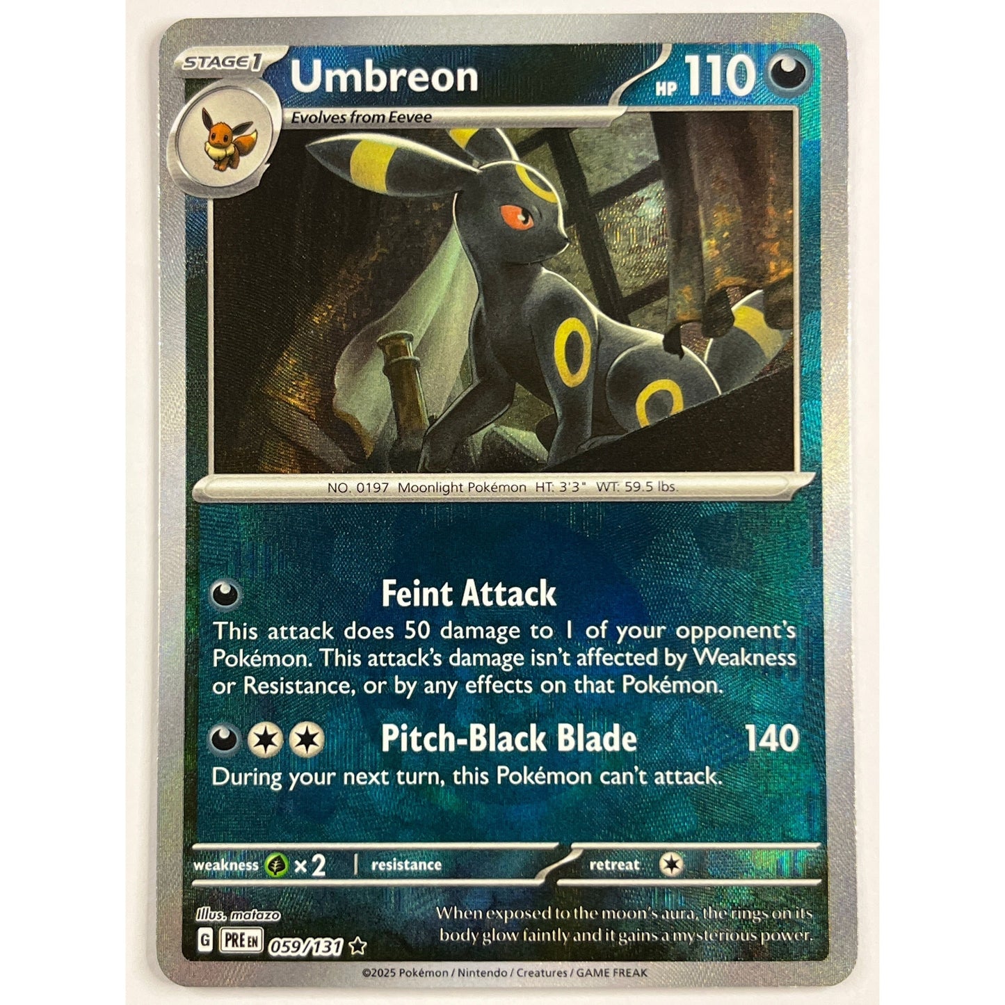 Umbreon Pokéball Holo Rare 059/131