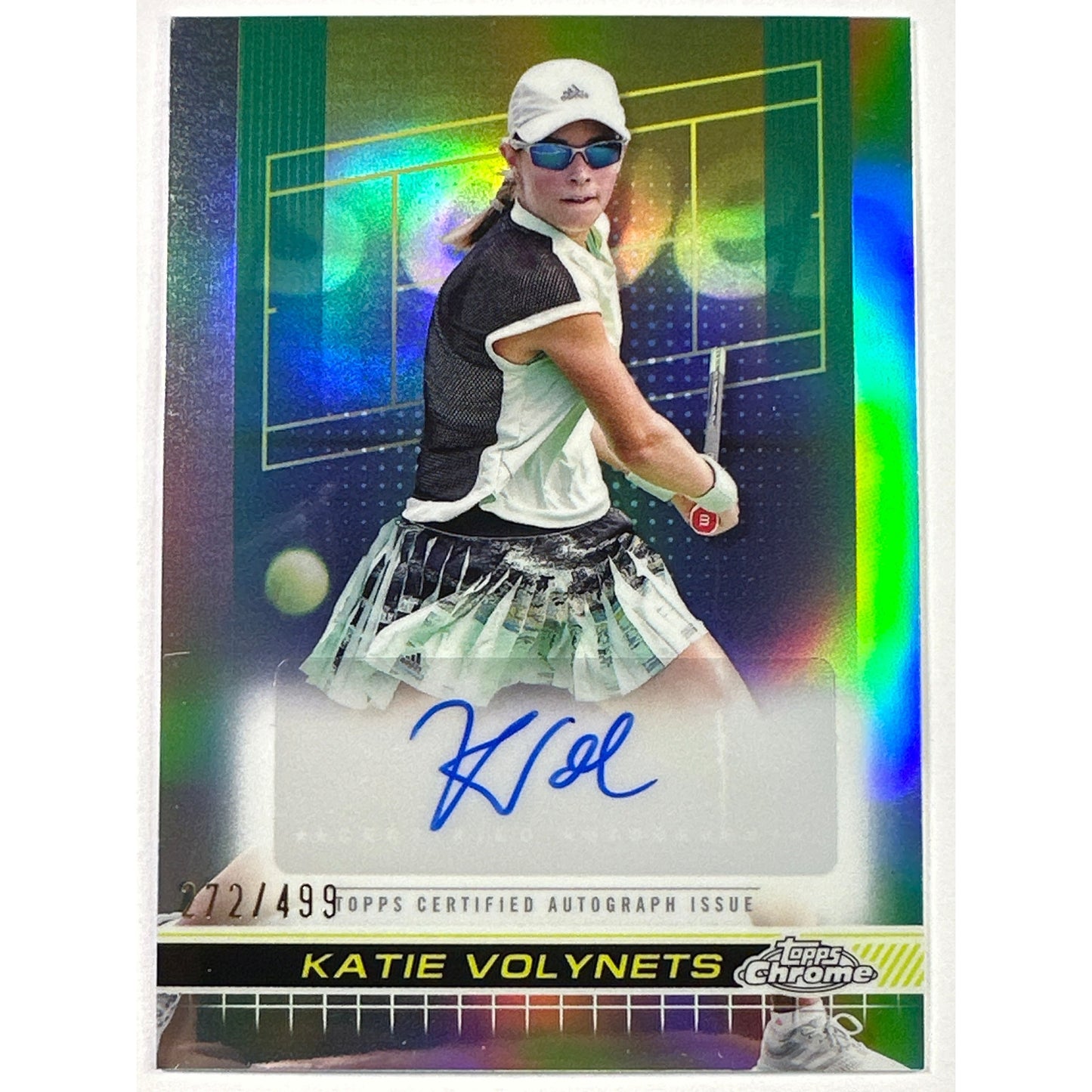 2024 Topps Chrome Katie Volynets Refractor Auto /499