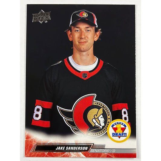 2022-23 Extended Series Jake Sanderson Round 1 RC | Local Legends Cards & Collectibles