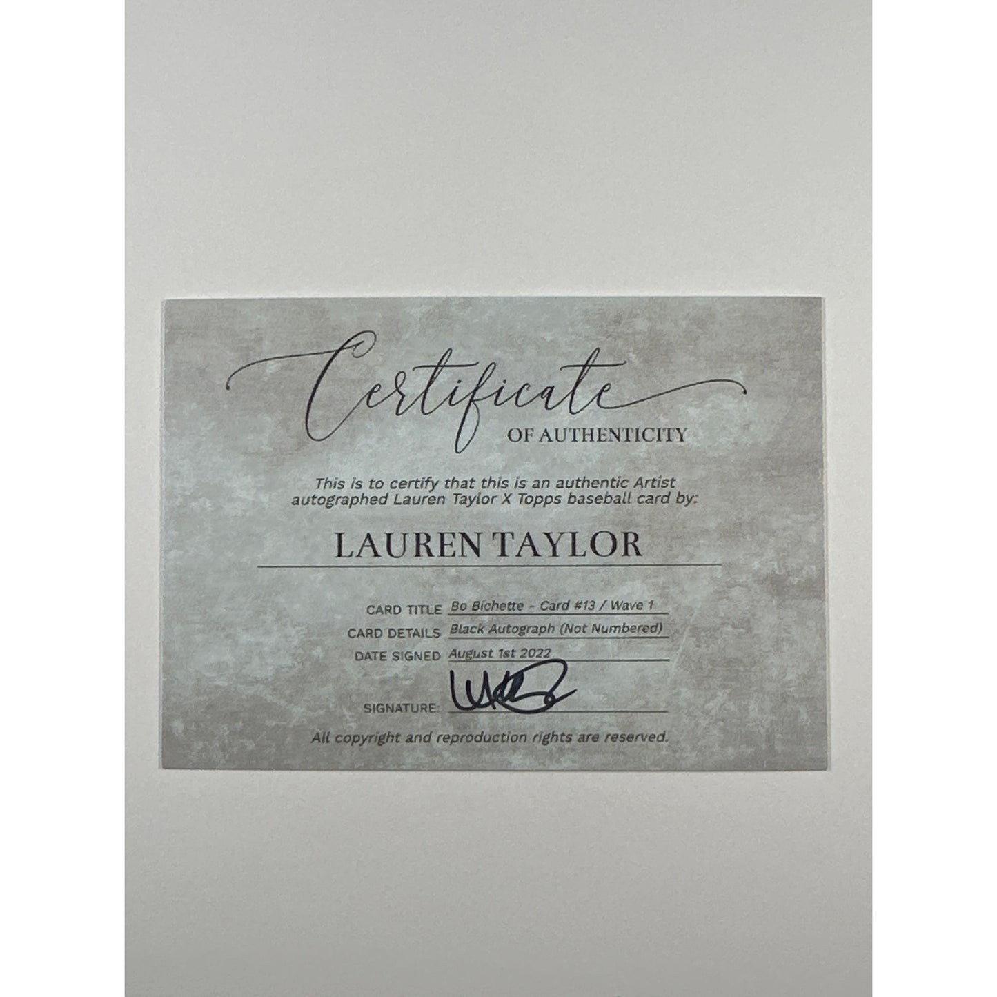 2022 Topps x Lauren Taylor Rickey Henderson Black Autograph | Local Legends Cards & Collectibles