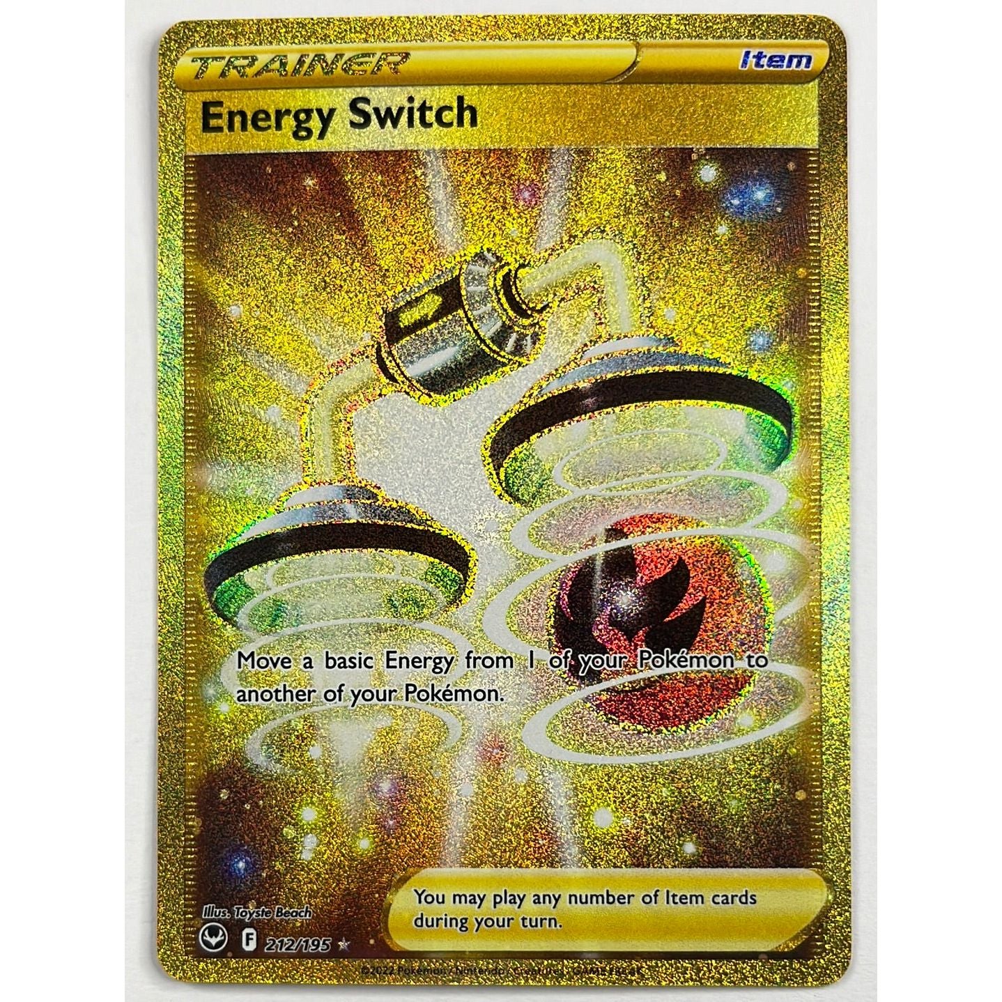 Energy Switch Gold Secret Rare 212/195