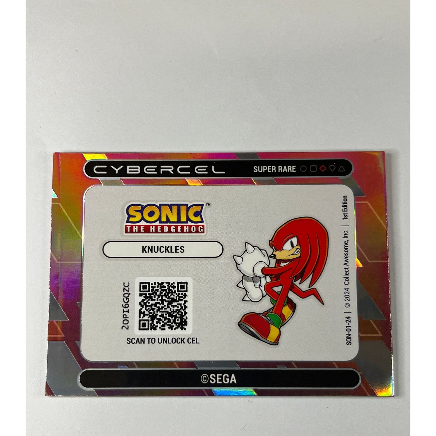 3D Booklet Knuckles Holo Super Rare 24