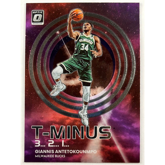 2022-23 Optic Giannis Antetokounmpo T-Minus | Local Legends Cards & Collectibles