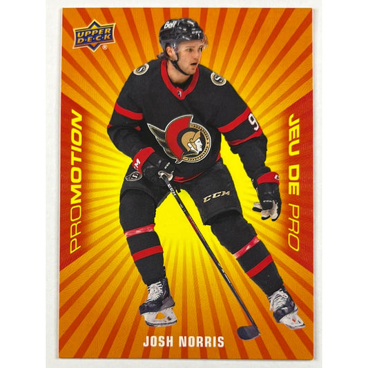 2021-22 Tim Hortons Josh Norris ProMotion | Local Legends Cards & Collectibles