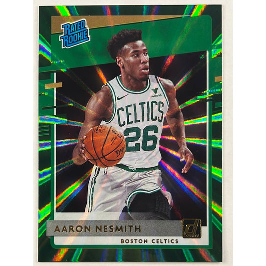 2020-21 Donruss Aaron Nesmith Green Holo Rated Rookie | Local Legends Cards & Collectibles
