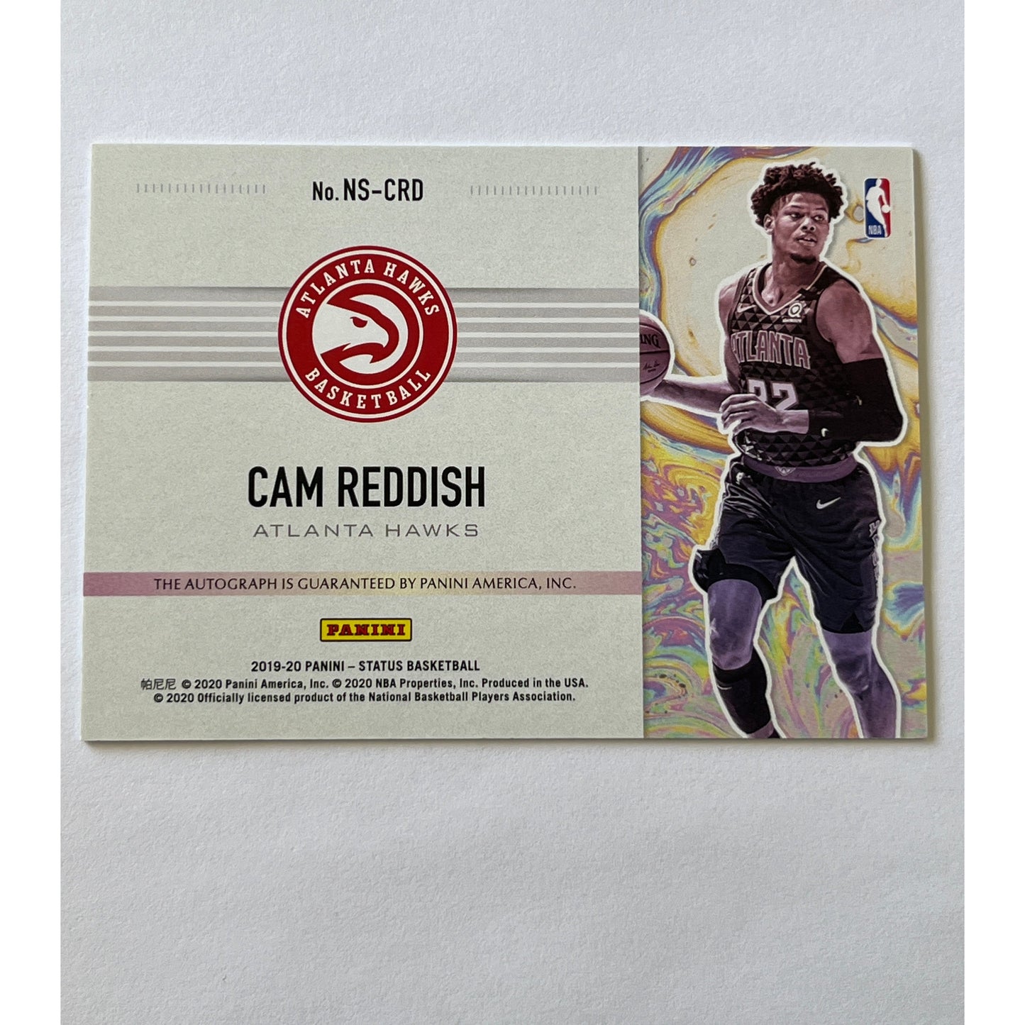 2019-20 Status Cam Reddish Newbie Status Gold Fireworks Auto RC 10/10